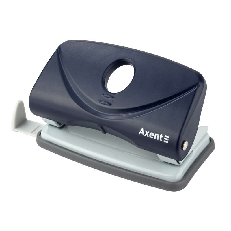 Діркопробивач для паперу Axent Welle-2 3810-02-A, пластиковий, 10 аркушів, синій